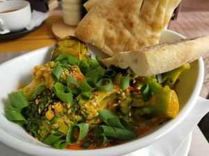 Broccoli curry at Urwis House in Jastarnia