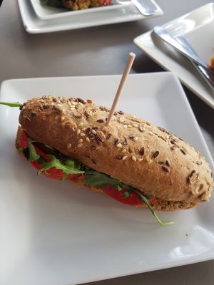 Hummus pincho at Twiggy in Bilbao