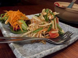 Papaya Salad (specials menu) at Nongkhai Thai in Eltham
