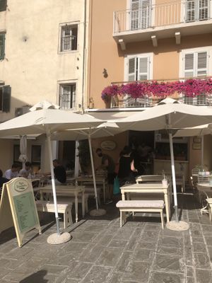 Location  at Pane e Souvlaki in Corfu
