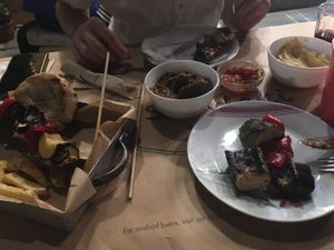 Food  at Pane e Souvlaki in Corfu