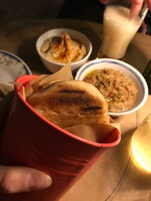 Pita bread at Pane e Souvlaki in Corfu
