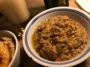 Aubergine Salad at Pane e Souvlaki in Corfu