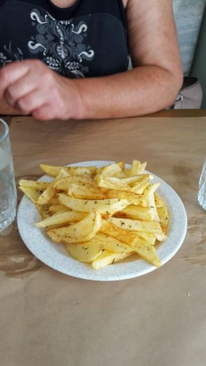 portion of Chips  at Pane e Souvlaki in Corfu