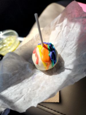 Cake pop at Goldenrod Pastries in Lincoln