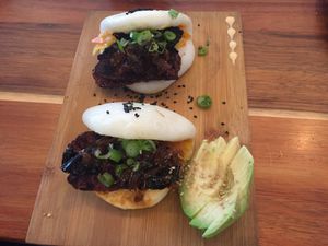 Tempeh sliders at Foraged in Seddon