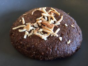 Carob biscuit  at Foraged in Seddon