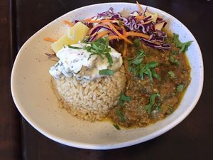 Mushroom curry (special ) at Foraged in Seddon