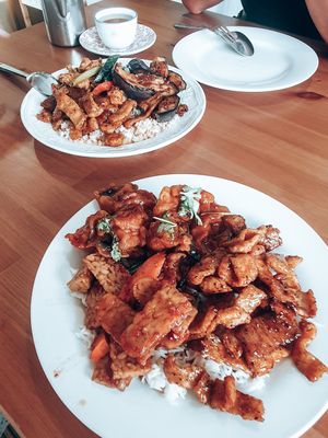 Crispy soy slices are the bomb at Blossoming Lotus in Newtown