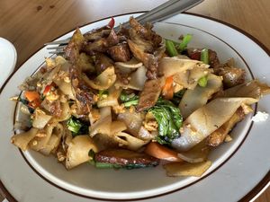 Pad kee mao #Veganuary at Blossoming Lotus in Newtown