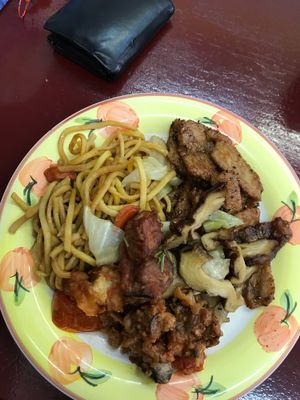 Buffet style lunch at Blossoming Lotus in Newtown