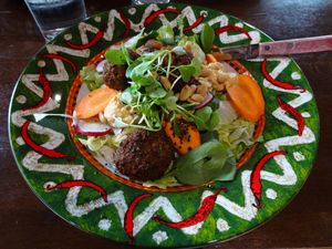 Falafel at Amarillo in Mikkeli