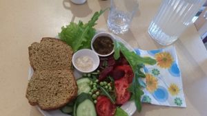 Absolutely fresh lovely food at Adh Danlann Gallery Cafe in Dingle