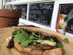 I miss you!  at Vegan Store Stall 83 in Rome