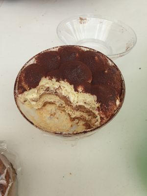 Tiramisu at Vegan Store Stall 83 in Rome