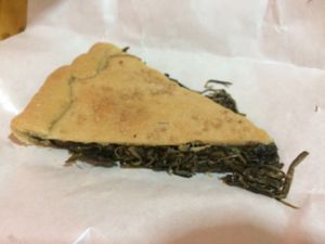 Don't know what this is, but it was good!  at Vegan Store Stall 83 in Rome