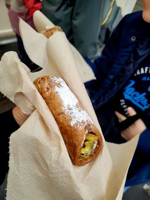 Cannoli at Vegan Store Stall 83 in Rome