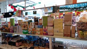 You can find almost everything here. at Vegan Store Stall 83 in Rome