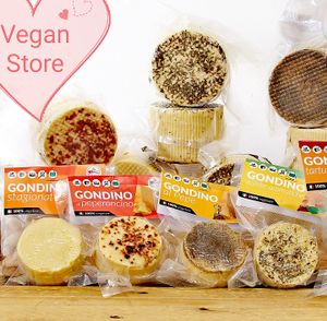 Italian chickpeas vegan cheese available only at the #veganstore by weight at Vegan Store Stall 83 in Rome