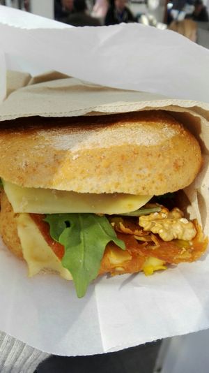 Sandwich at Vegan Store Stall 83 in Rome