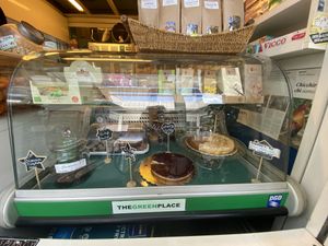 Dessert window at Vegan Store Stall 83 in Rome