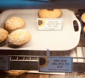Vegan Apple pies at Ranch Pies in Warwick