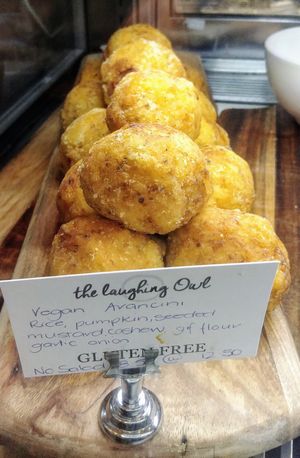 Arancini balls at The Laughing Owl in Belgrave