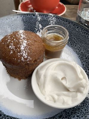 Muffin at The Laughing Owl in Belgrave