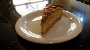 apple pie vegan
 at Gaia Cafe in Vicenza