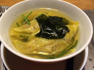 wonton soup at Banlle in Siem Reap