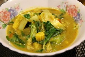 One of the curry-like dishes.  at Banlle in Siem Reap