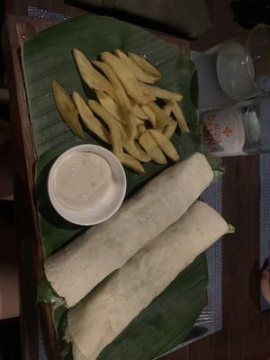 Caesar wrap! (Went back the second night in a row)   at Banlle in Siem Reap