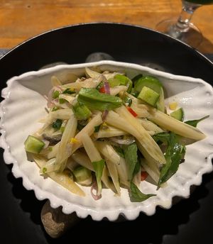 lotus root ceviche #Veganuary at Banlle in Siem Reap