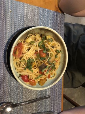 spaghetti ratatouille   at Banlle in Siem Reap