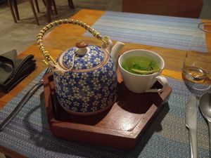 Moringa tea at Banlle in Siem Reap