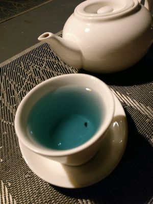Blue Butterfly tea at Banlle in Siem Reap