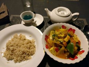 Vegetable curry at Banlle in Siem Reap