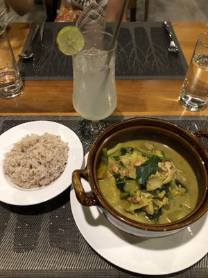 vegan amok  at Banlle in Siem Reap