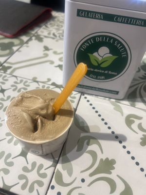 Espresso flavor   at Fonte della Salute in Rome