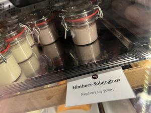 vegan breakfast items  at Hotel Sandwirth in Klagenfurt