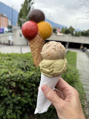   at La Mini Gelateria in Locarno
