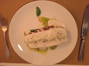 Rohe Zucchini-Lasagne at Il Guardiano del Farro in Locarno