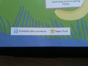They show which products contain dairy! at Guapa in Charleroi