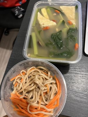 Noodle soup   at Simple Life Healthy Vegetarian Restaurant - Sunway Putra in Kuala Lumpur