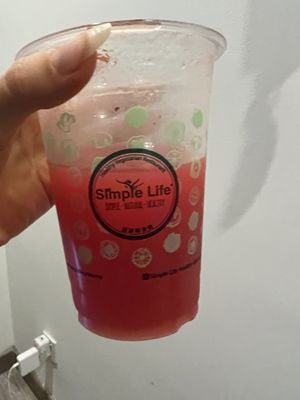 Watermelon fresh juice   at Simple Life Healthy Vegetarian Restaurant - Sunway Putra in Kuala Lumpur