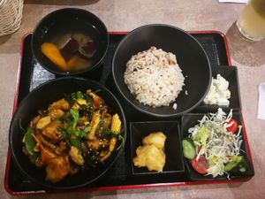 One of the set meals at Simple Life Healthy Vegetarian Restaurant - Sunway Putra in Kuala Lumpur