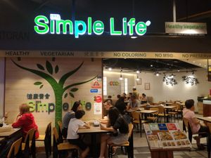 From the outside at Simple Life Healthy Vegetarian Restaurant - Sunway Putra in Kuala Lumpur