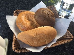 Assorted bread  at Platan in Samarkand
