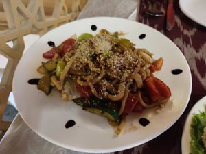 Lagman at Minzifa in Bukhara