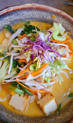 Udon noodles with tofu 🥢👍 #Veganuary at Quy Nguyen - Vegan Living in Berlin